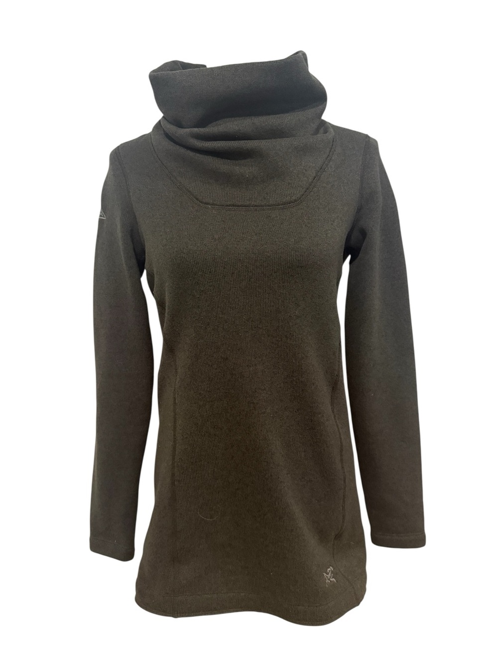 Arc’Teryx Desira Tunic Funnel-Neck Sz Small Green Small Third Party Logo